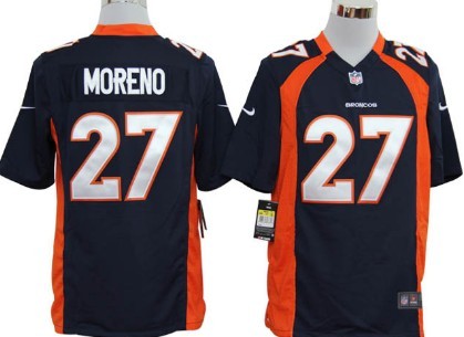 NFL Denver Broncos 24 Champ Bailey Authentic Blue Game Jersey
